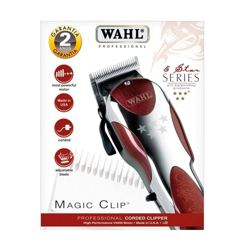 💈 Máquina de Corte de Cabelo. Wahl Magic Clipper com Fio V9000 ✂️🔌 - Barbeiro Expresso